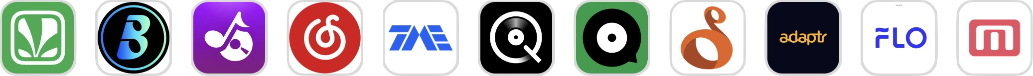 Streaming platforms row 2